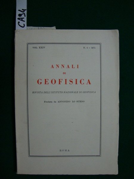 Annali di geofisica (periodico)