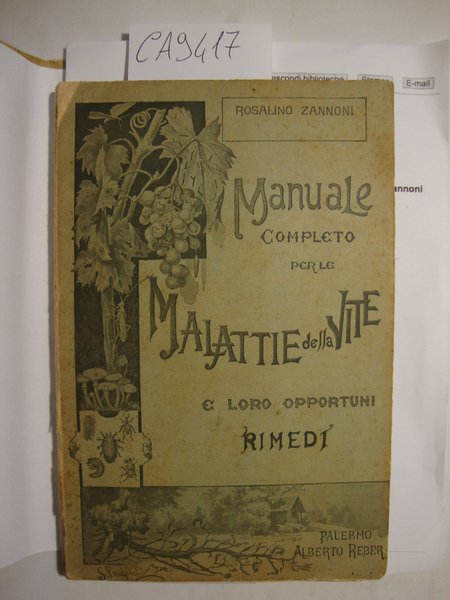 Manuale completo per le malattie della vite e loro opportuni … | Immagine principale