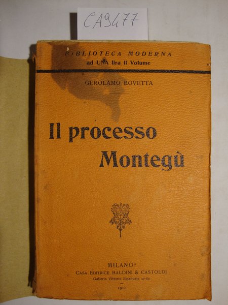 Il processo Montegù