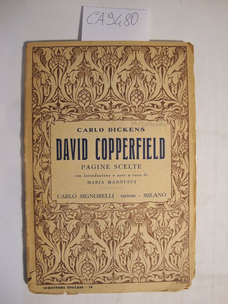 David Copperfield - Pagine scelte