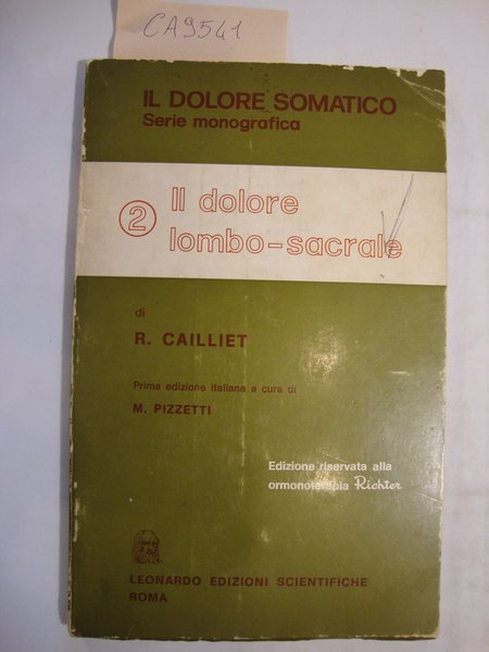 Il dolore lombo-sacrale (2)