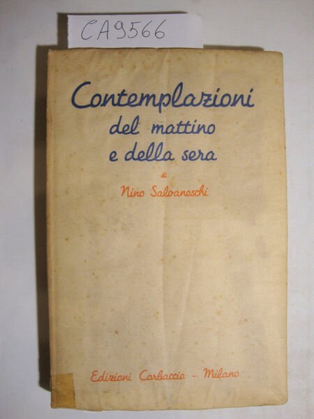 Contemplazioni del mattino e della sera | Immagine principale
