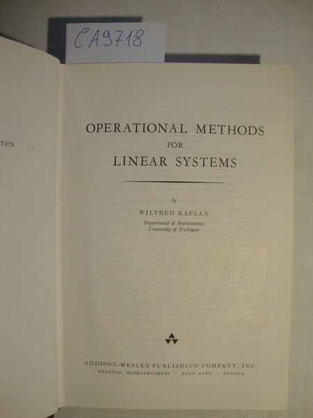 Operational methods for linear systems | Immagine Gallery 3