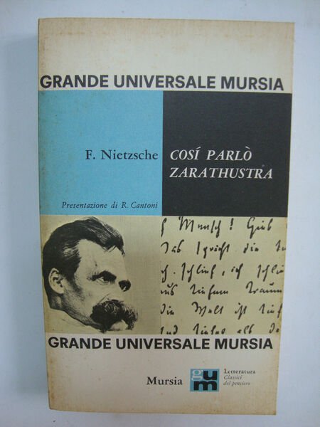 Cosi parlò Zarathustra (a cura di R. Cantoni)