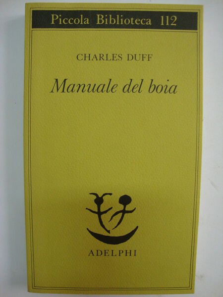 Manuale del boia