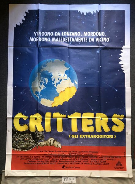 Stefhen Herek Critters (Gli Extraroditori) New Line Cinema (Rupert Harvey)