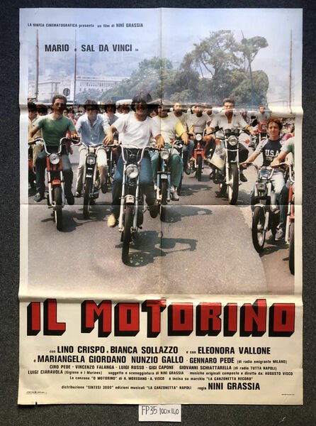 Ninì Grassia Il motorino Ninfea Cinematografica Con Mario e Sal …