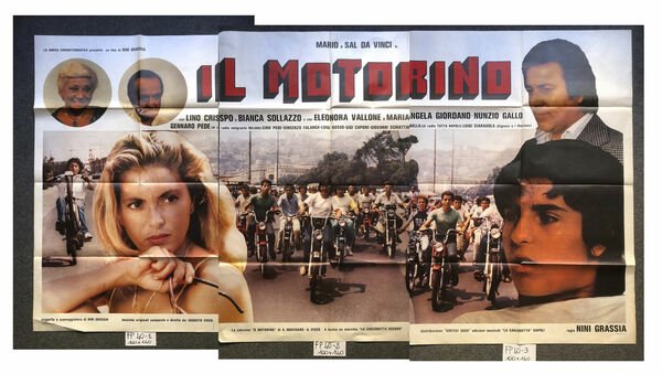 Ninì Grassia Il motorino Ninfea Cinematografica Con Mario e Sal …