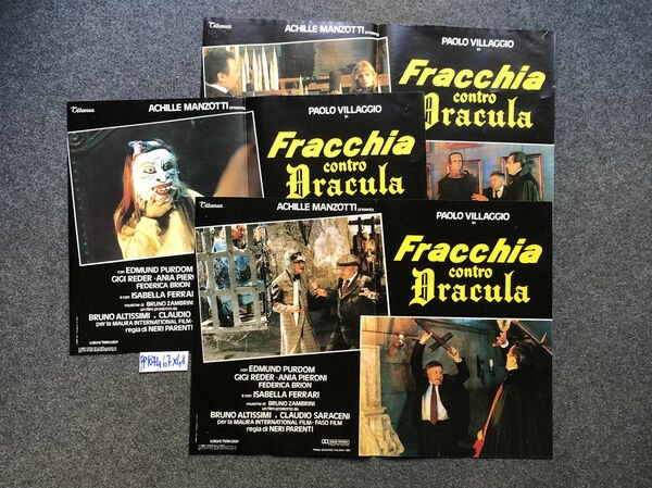 Neri Parenti Fracchia contro Dracula (Lotto indivisibile di n.3 pezzi) …