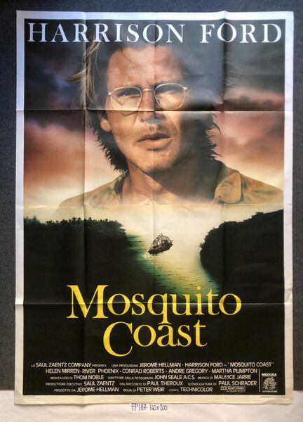 Peter Weir Mosquito Coast Jerome Hellman Con Harrison Ford.