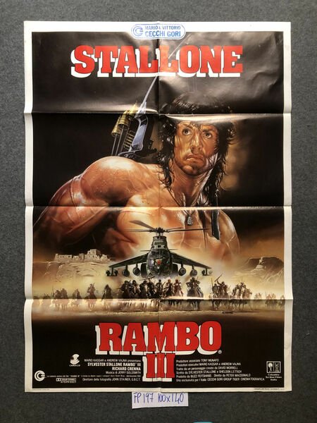 Peter MacDonald Rambo 3 Carolco pictures Con Silvester Stallone (32c).