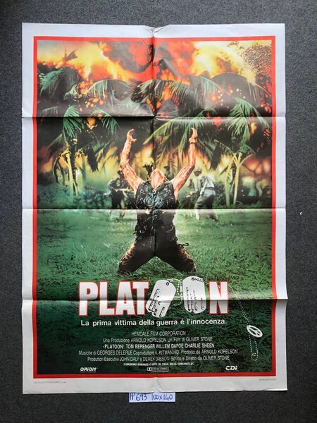 Oliver Stone Platoon Orion Pictures, Hemdale Film corporation Con Charlie …