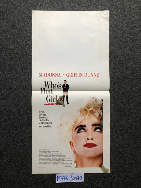 James Folay Who's that girl Guber-Peters Company Con Madonna e …