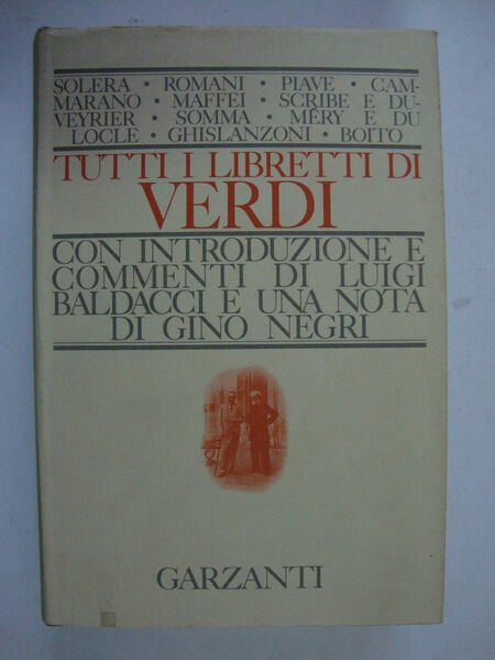 Tutti i libretti di Verdi