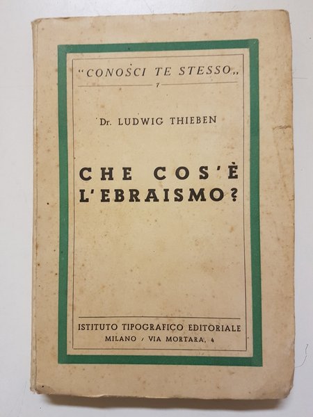 Che cos'è l'ebraismo?