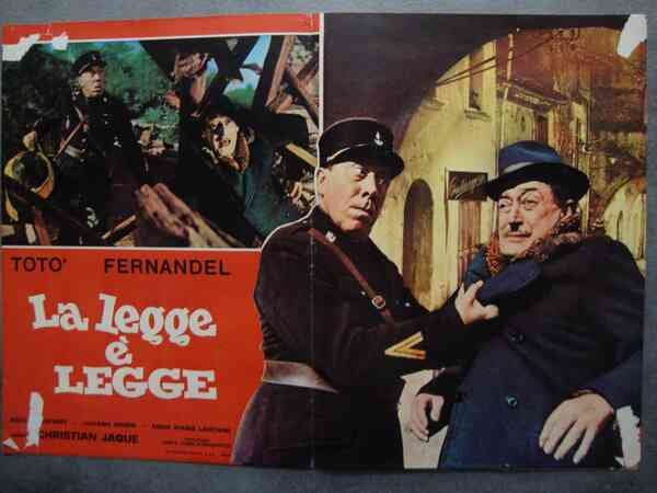 Christian Jaque (regista) Totò e Fernandel in "La legge è …