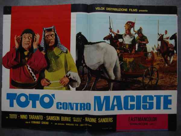 Fernando Cerchio (regista) Totò in "Totò contro Maciste" Wanguard Film …