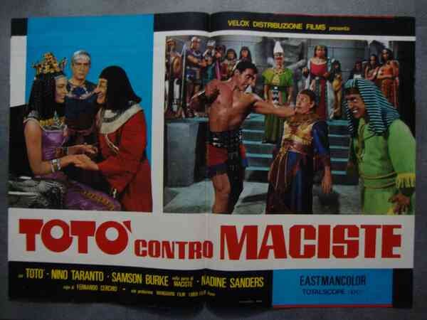 Fernando Cerchio (regista) Totò in "Totò contro Maciste" Wanguard Film …