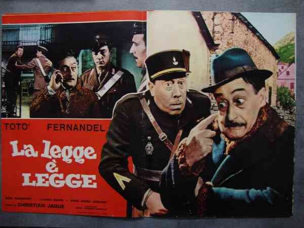 Christian Jaque (regista) Totò e Fernandel in "La legge è …