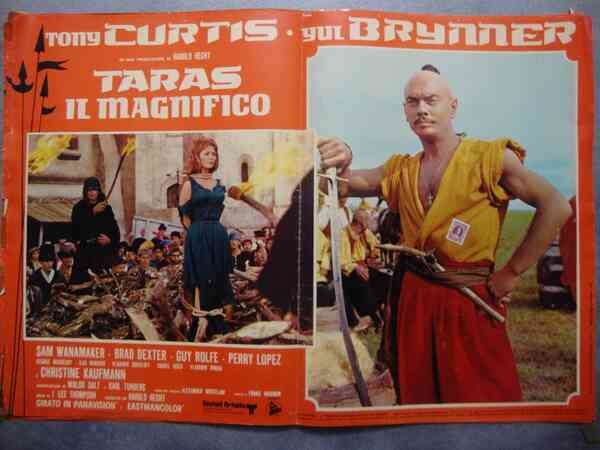 J. Lee Thompson (regista) Tony Curtis -Yul Brynner in "Taras …