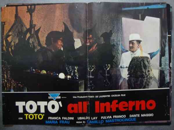 Camillo Mastrocinque (regista) Totò in "Totò all'inferno" Fotobusta cinematografica. Con …