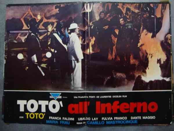 Camillo Mastrocinque (regista) Totò in "Totò all'inferno" Fotobusta cinematografica. Con …