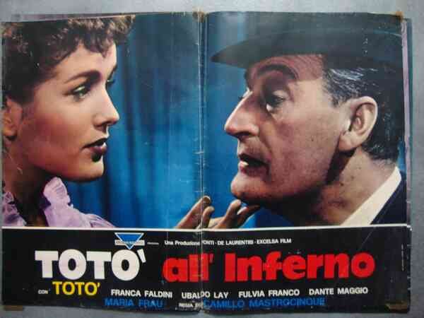 Camillo Mastrocinque (regista) Totò in "Totò all'inferno" Fotobusta cinematografica. Con …