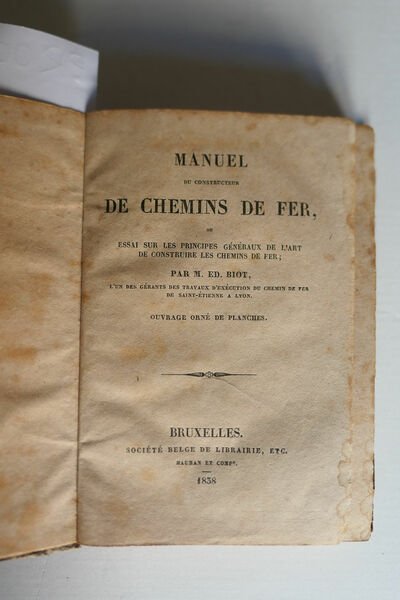 Manuel du constructeur de chemins de fer, ou essai sur … | Immagine Gallery 3