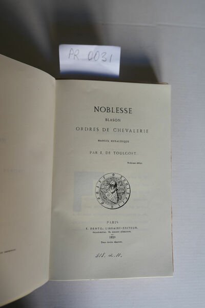 Noblesse, blason, ordres de chevalerie, manuel Heraldique | Immagine Gallery 3