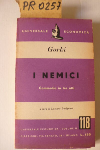 I nemici, commedia in tre atti