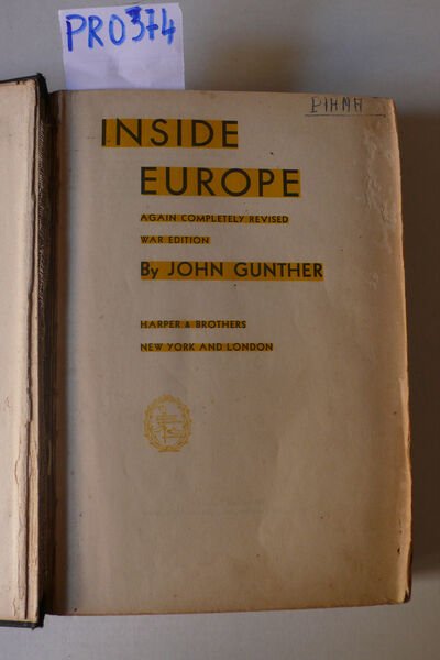 Inside Europe, again completely revised war edition | Immagine Gallery 2
