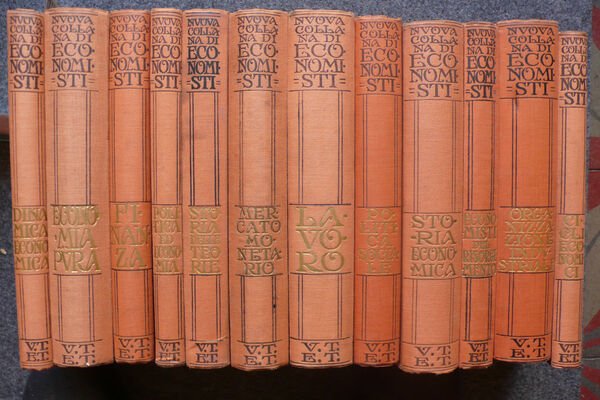 Nuova collana di economisti diretta da Giuseppe Bottai e Valentino …