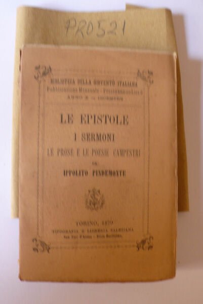 Le epistole, I sermoni, le prose e le poesie campestri