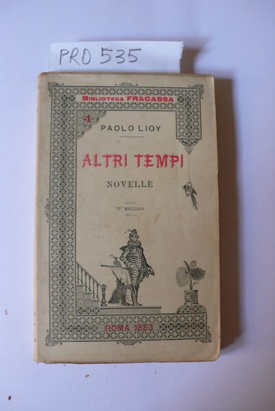 Altri tempi, novelle | Immagine principale