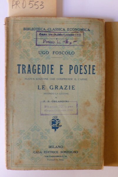 Tragedie e poesie, Le Grazie | Immagine principale