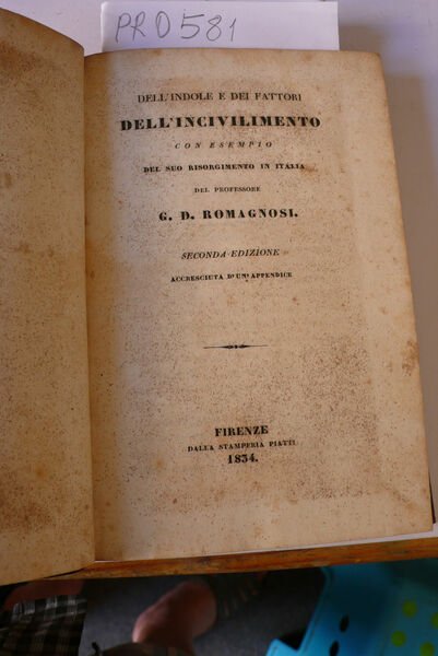 Dell'indole e dei fattori dell'incivilimento come esempio del suo Risorgimento … | Immagine principale