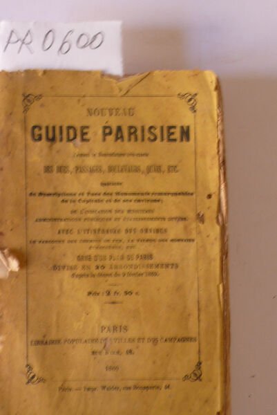 Nouveau guide parisienne