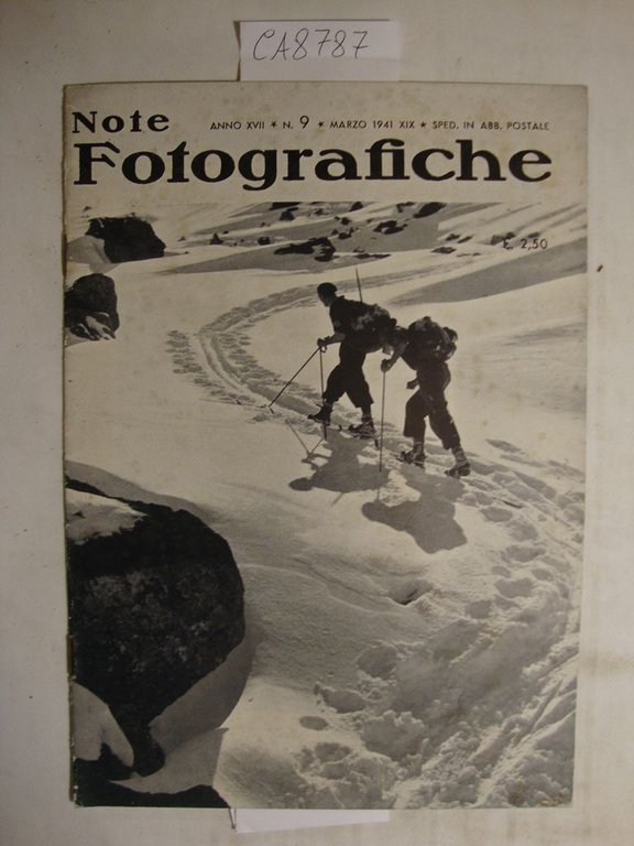 Agfa - Note Fotorafiche - Anno 1941