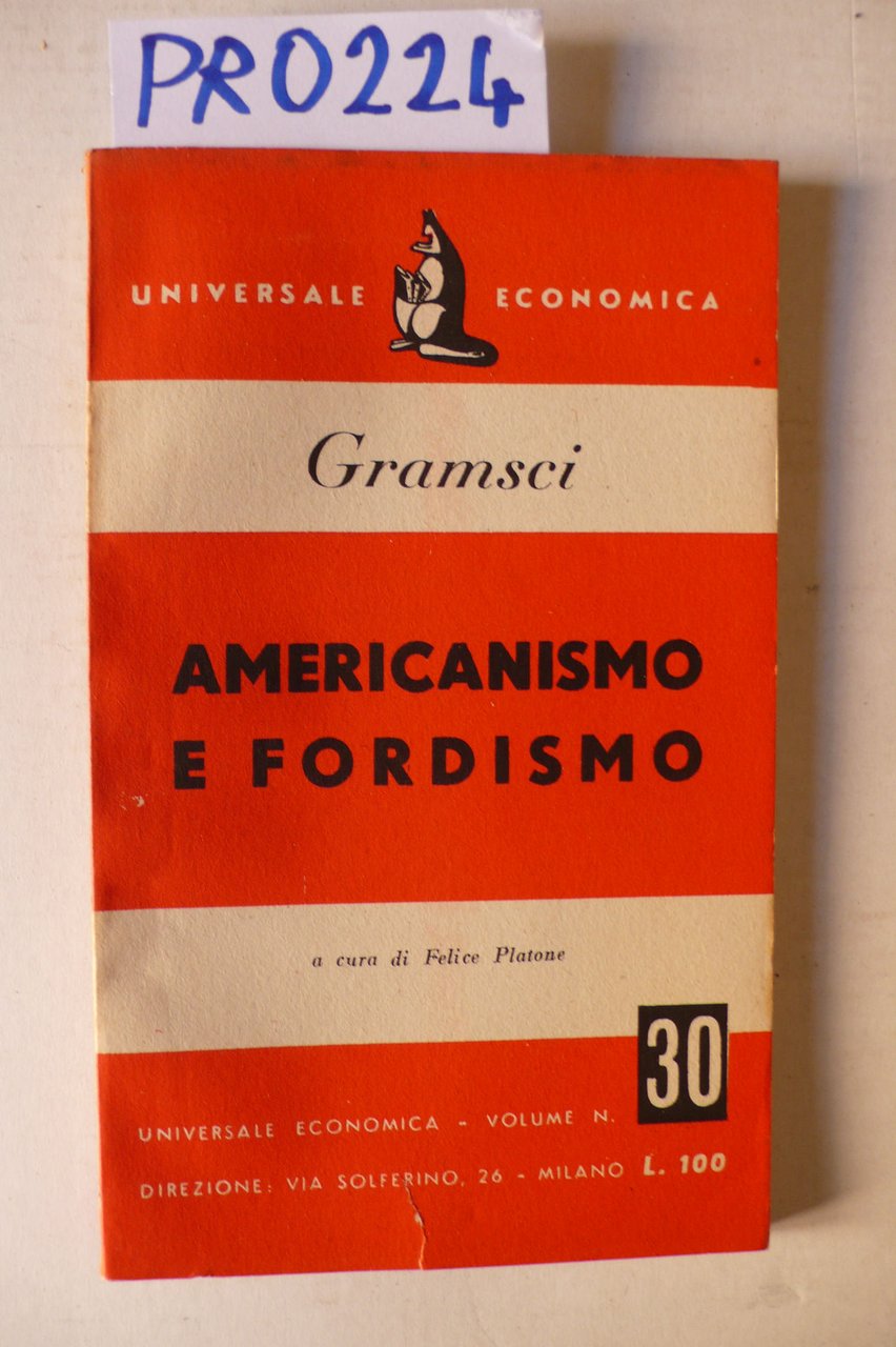 Americanismo e fordismo | Immagine principale