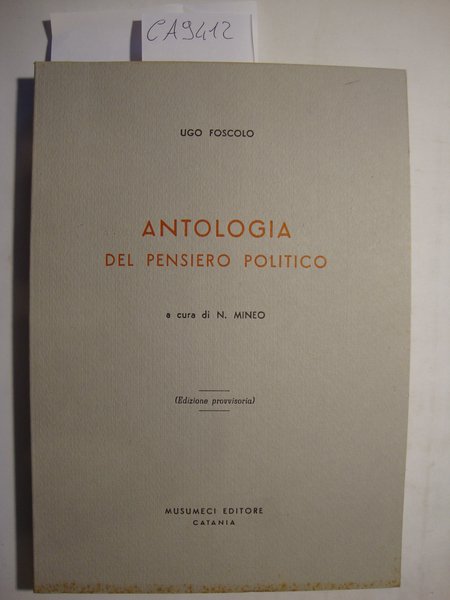 Antologia del pensiero politico | Immagine Gallery 2