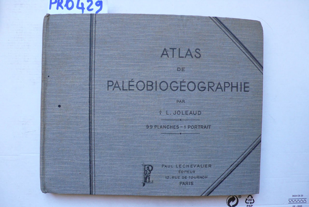 Atlas de Paléobiogéographie