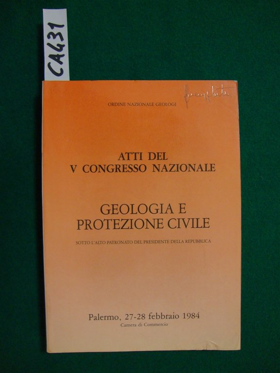 Atti del V congresso nazionale - Geologia e protezione civile … | Immagine Gallery 2