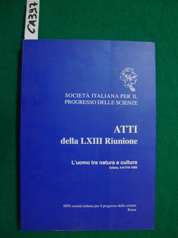 Atti della LXIII Riunione - L'uomo tra natura e cultura | Immagine Gallery 2