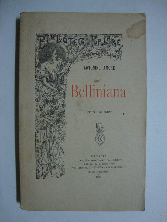 Belliniana (Errori e smentite)