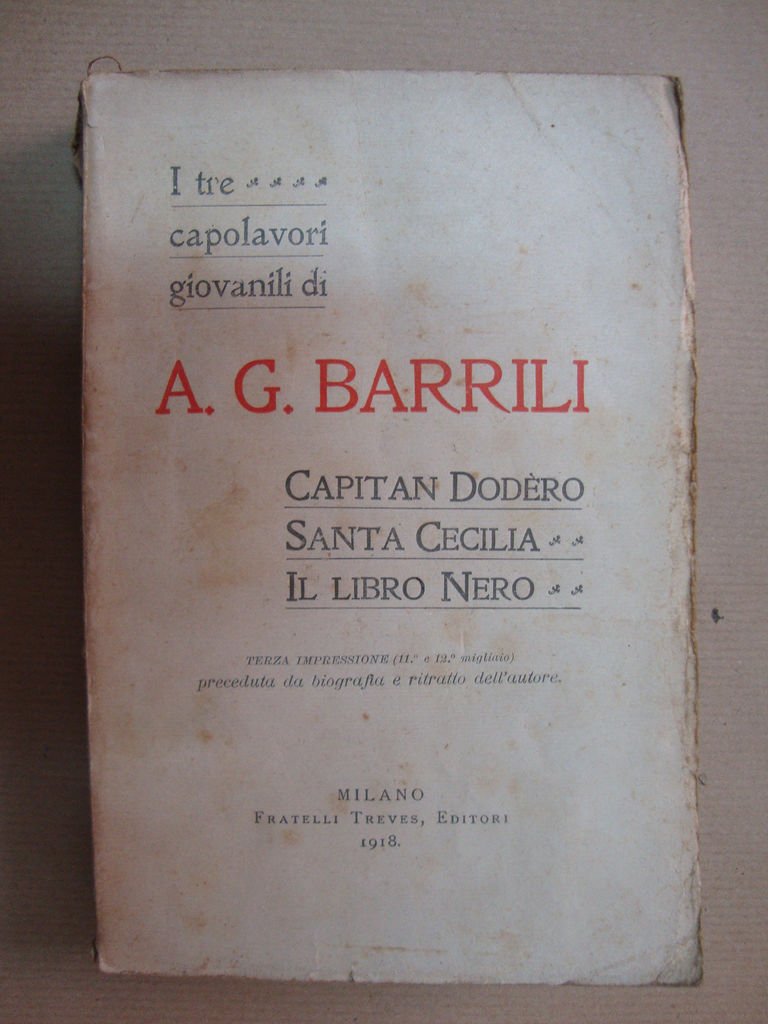 Capitan Dodèro - Santa Cecilia - Il libro nero