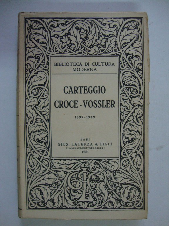Carteggio Croce - Vossler (1899 - 1949) | Immagine Gallery 2