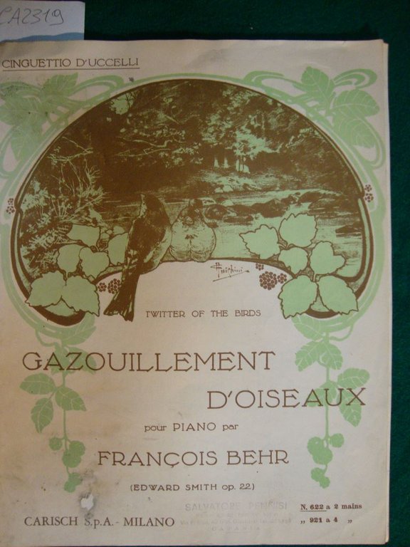 Cinguettio d'uccelli - Twitter of the birds - Gazouillement d'oiseaux …