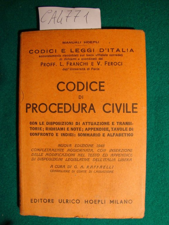 Codice di Procedura Civile - Con le disposizioni di attuazione …