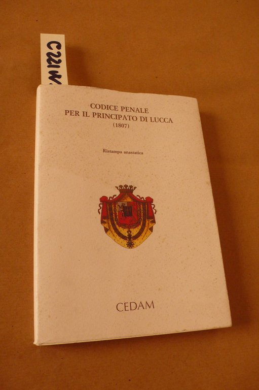 Codice penale per il Principato di Lucca (1807)
