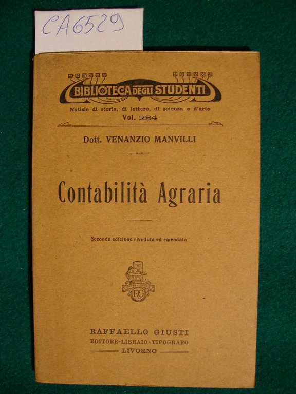 Contabilità Agraria